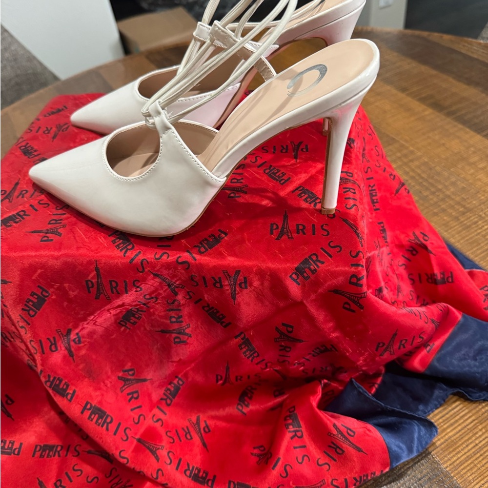 Elegant Cream Stiletto Heels